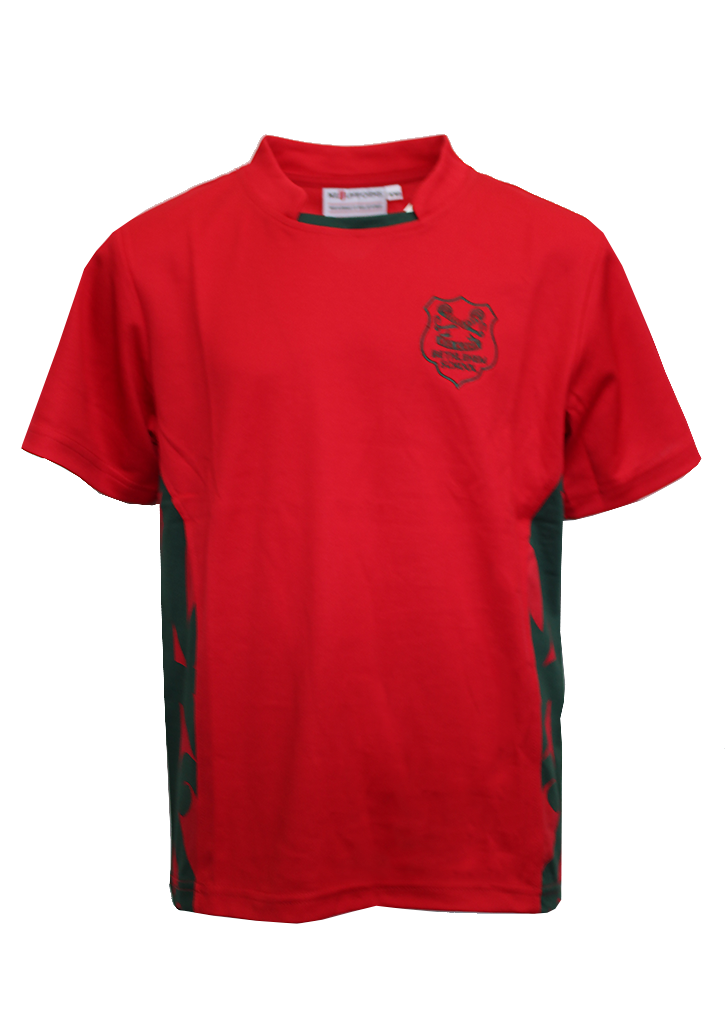 Bethlehem Primary Tee Red/Bottle Kids